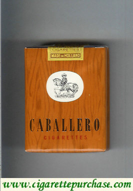 Caballero cigarettes short with small cowboy